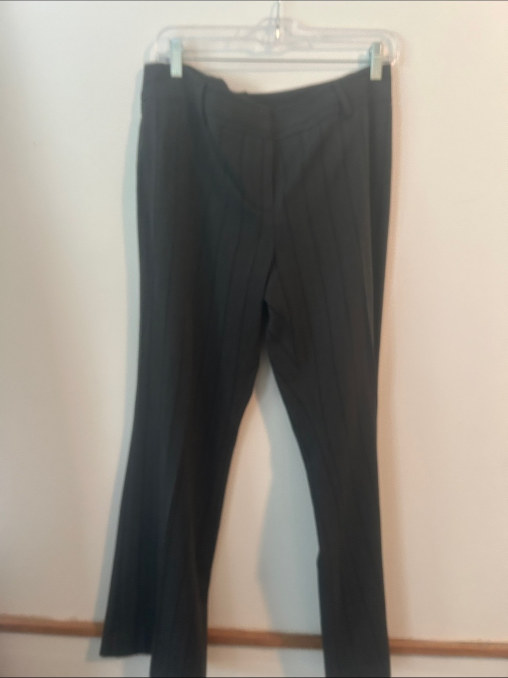 Alfani Women's Gray/Black Pinstripe Dress Pants - Classic Work Trousers
